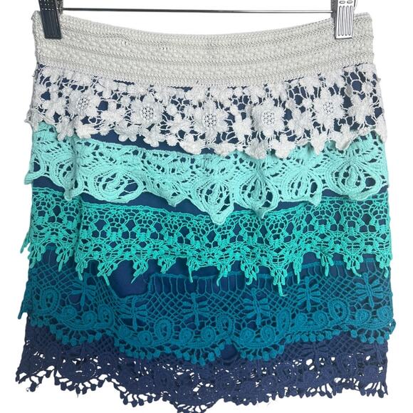 Rue21 Medium Ombre Layered Knit Skirt - Picture 3 of 5